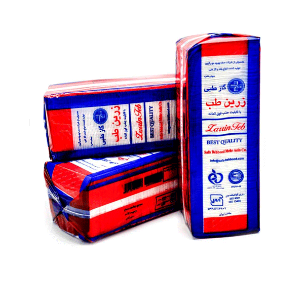گاز طبی ساده زرين 500 گرمی